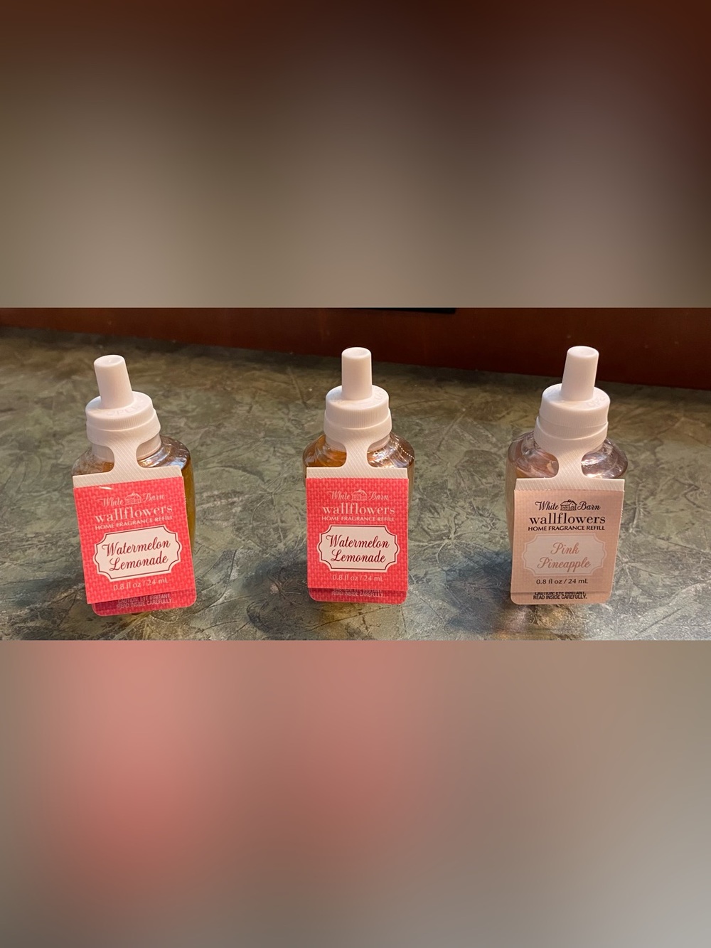 Lot of 3 White Barn Wallflowers Home Fragrance Refills